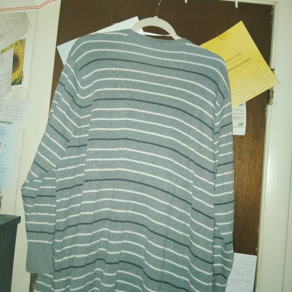 TORRID Pastel Striped Boyfriend Cardigan 3XL - Picture 8 of 9